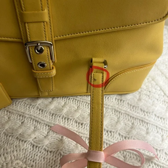 Vintage Coach Yellow Hamptons Bag ππ§ - Picture 16 of 17